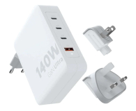 XTORM Ładowarka turystyczna 140W GaN +kabel USB-C PD biała - 1208862 - zdjęcie 1
